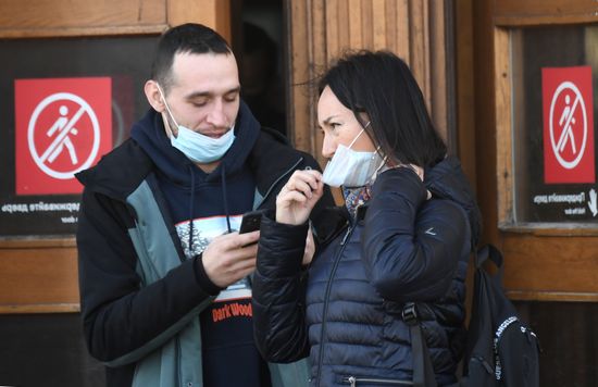 Москва в период нерабочих дней 