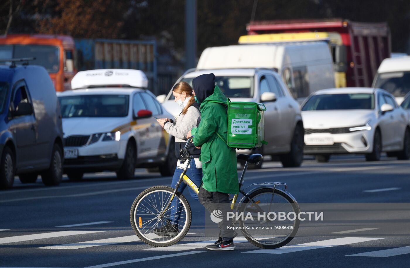 Москва в период нерабочих дней 