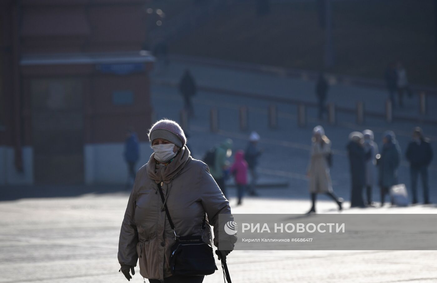 Москва в период нерабочих дней 