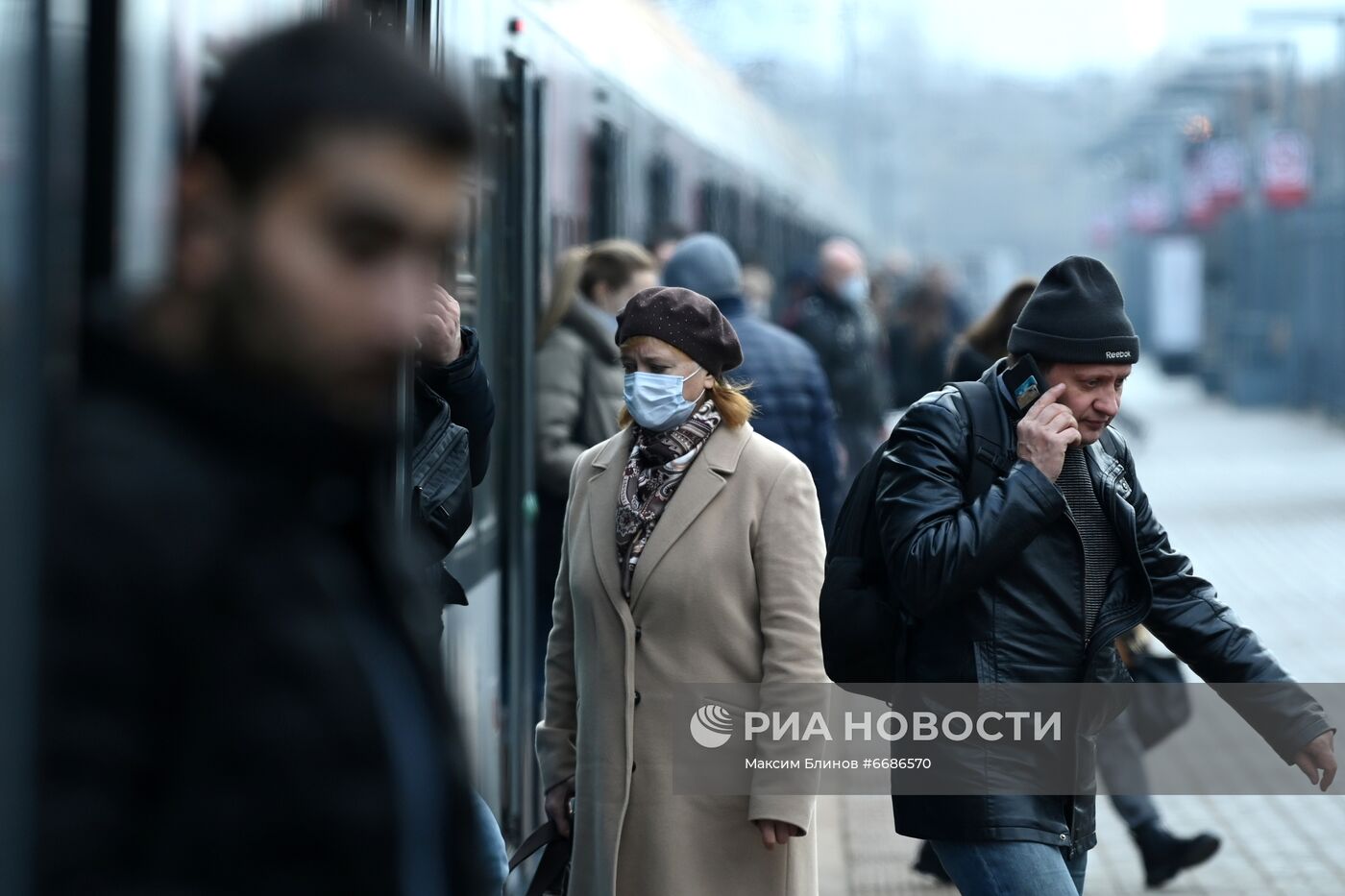 Москва в период нерабочих дней 