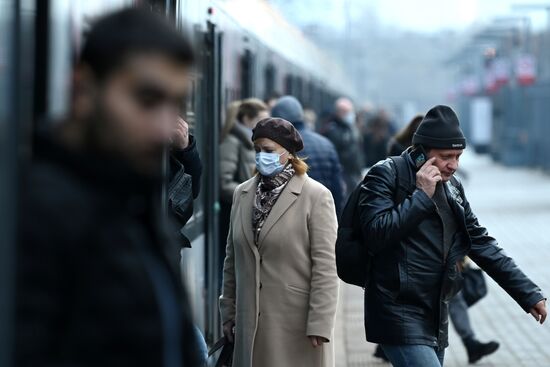 Москва в период нерабочих дней 