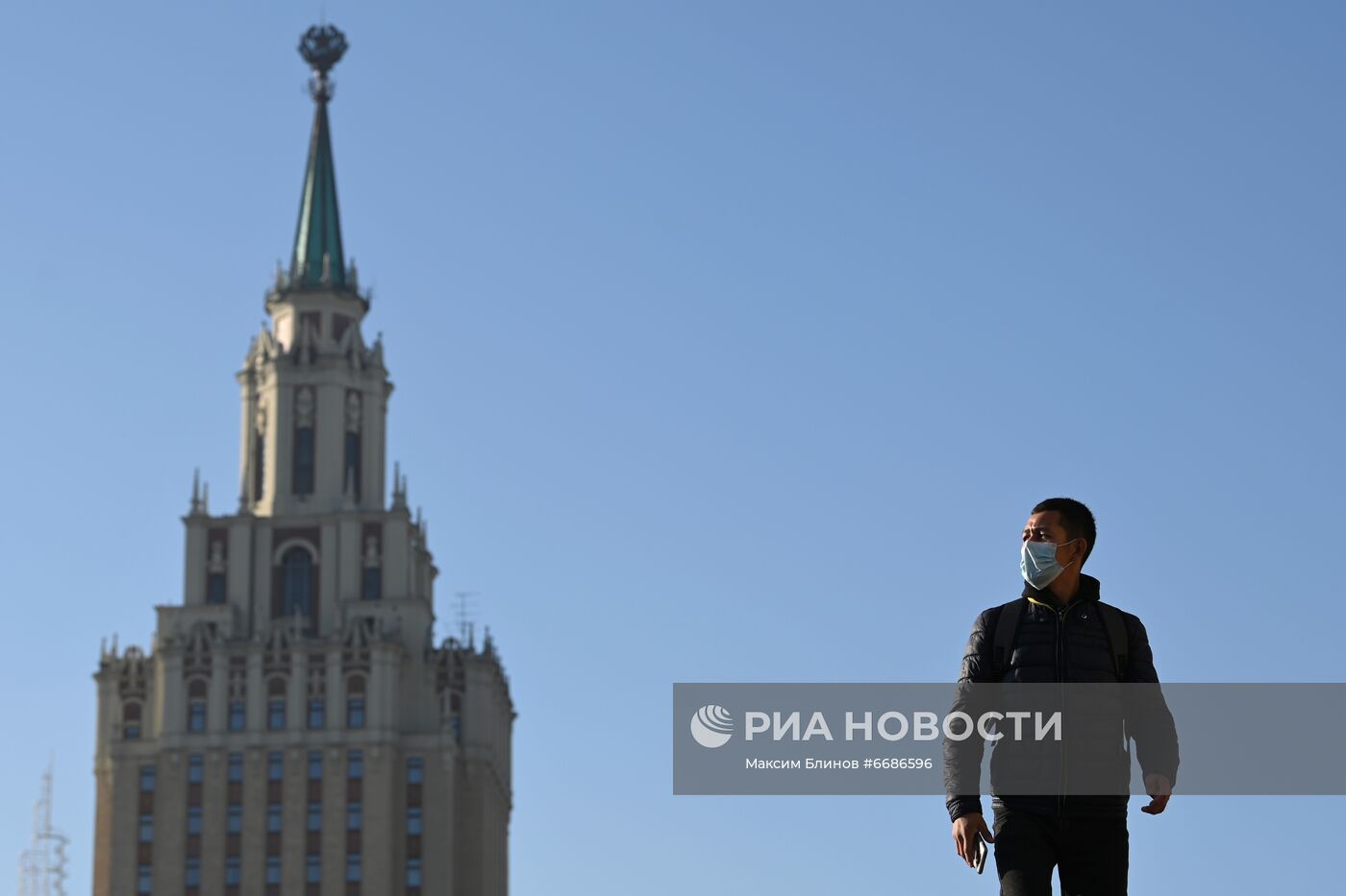 Москва в период нерабочих дней 