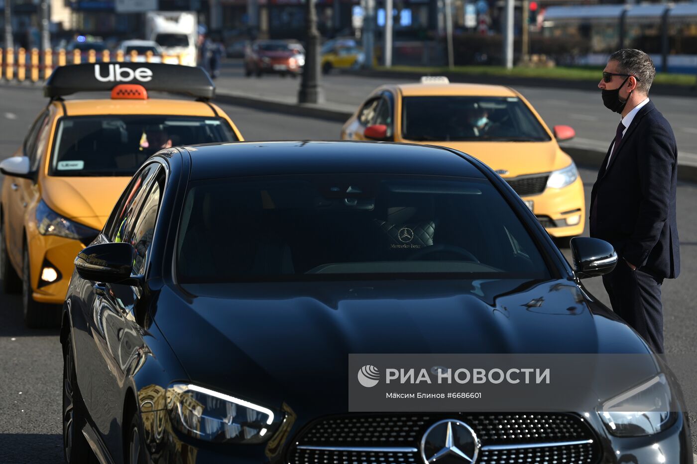 Москва в период нерабочих дней 