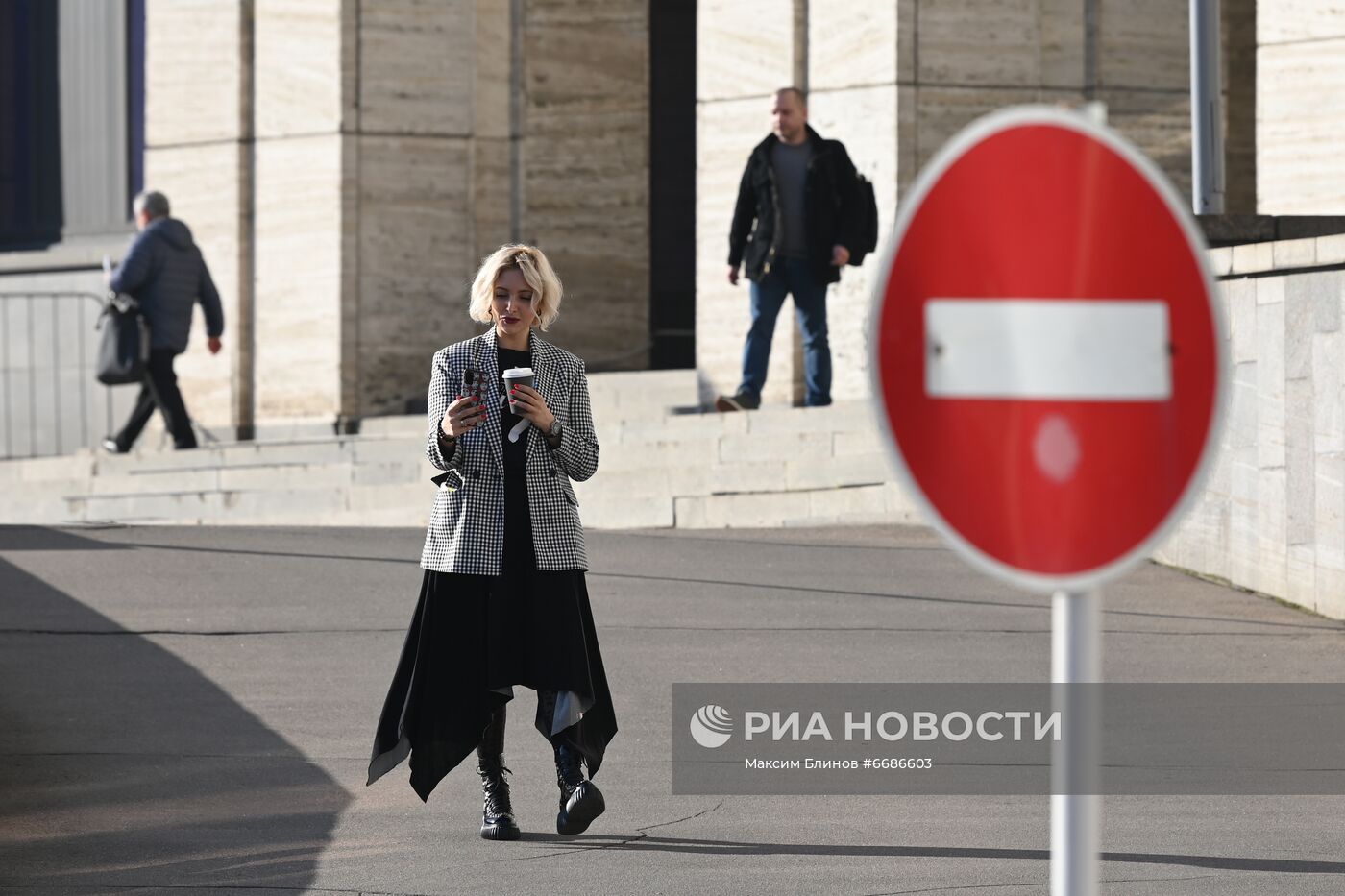 Москва в период нерабочих дней 