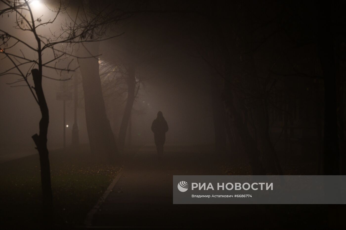 Туман в Москве