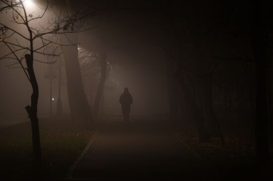 Туман в Москве