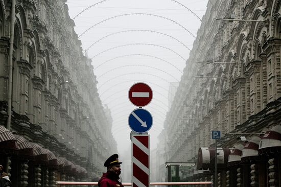 Туман в Москве