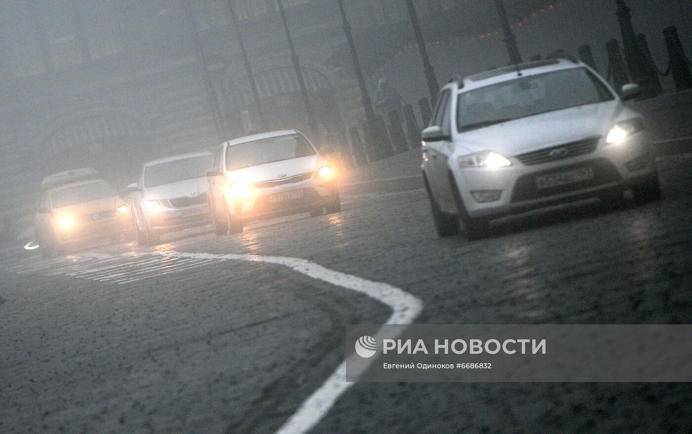 Туман в Москве