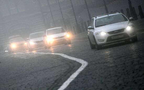 Туман в Москве