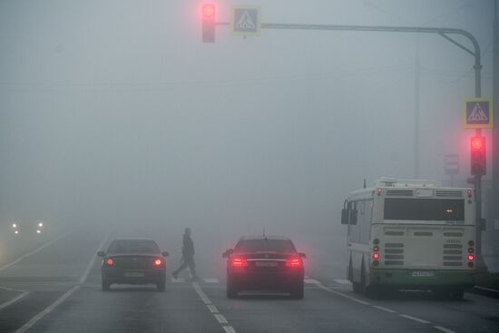 Туман в Москве