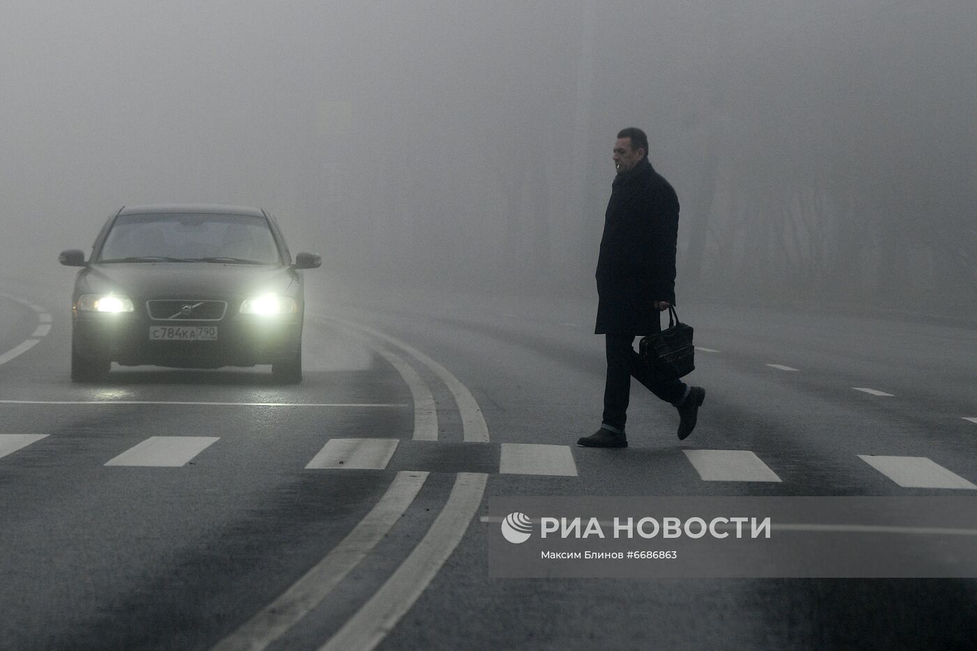 Туман в Москве