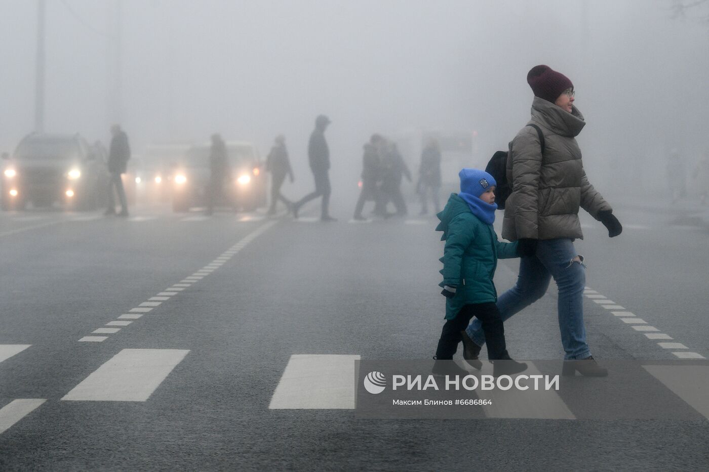 Туман в Москве