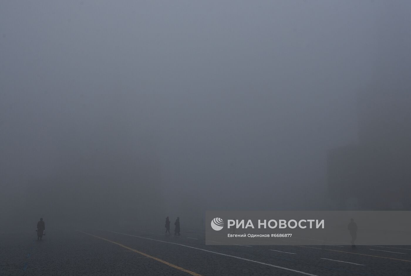 Туман в Москве