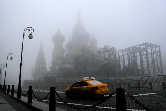 Туман в Москве