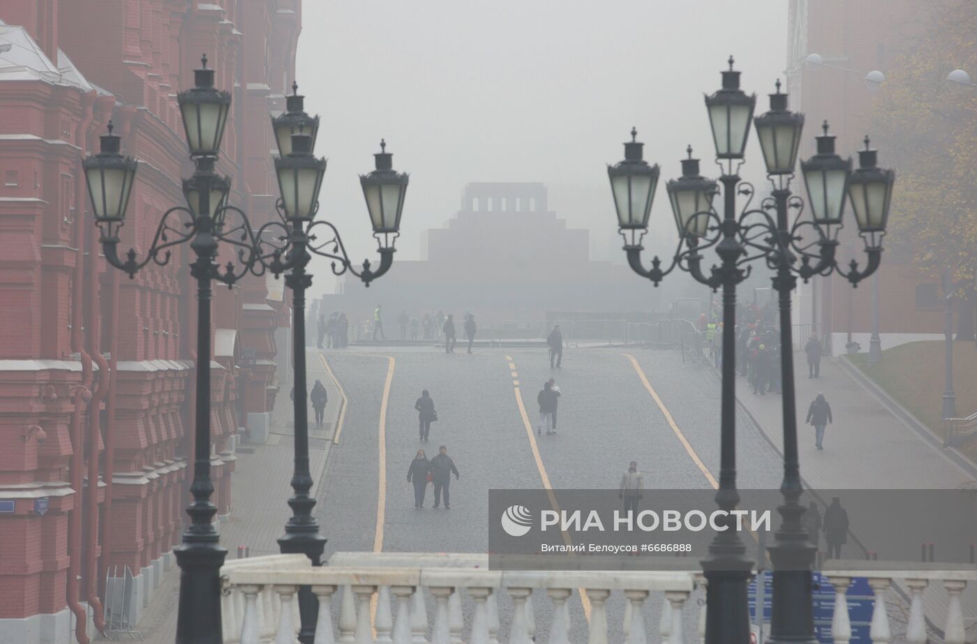 Туман в Москве