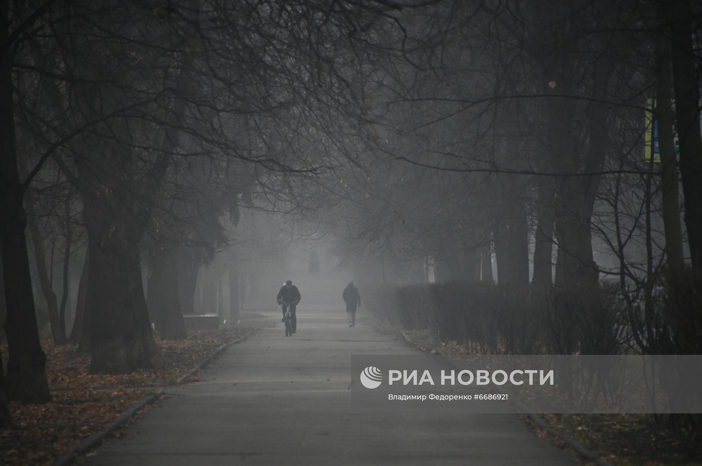 Туман в Москве