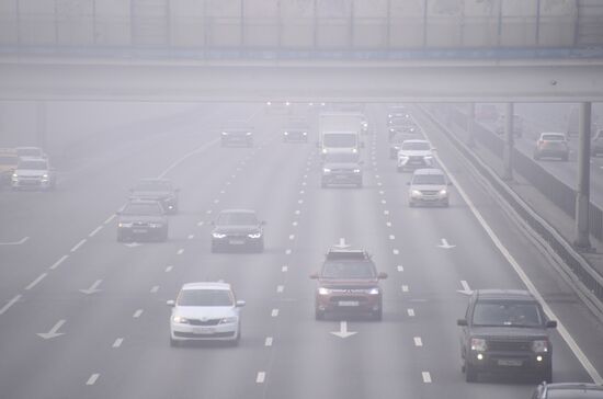 Туман в Москве