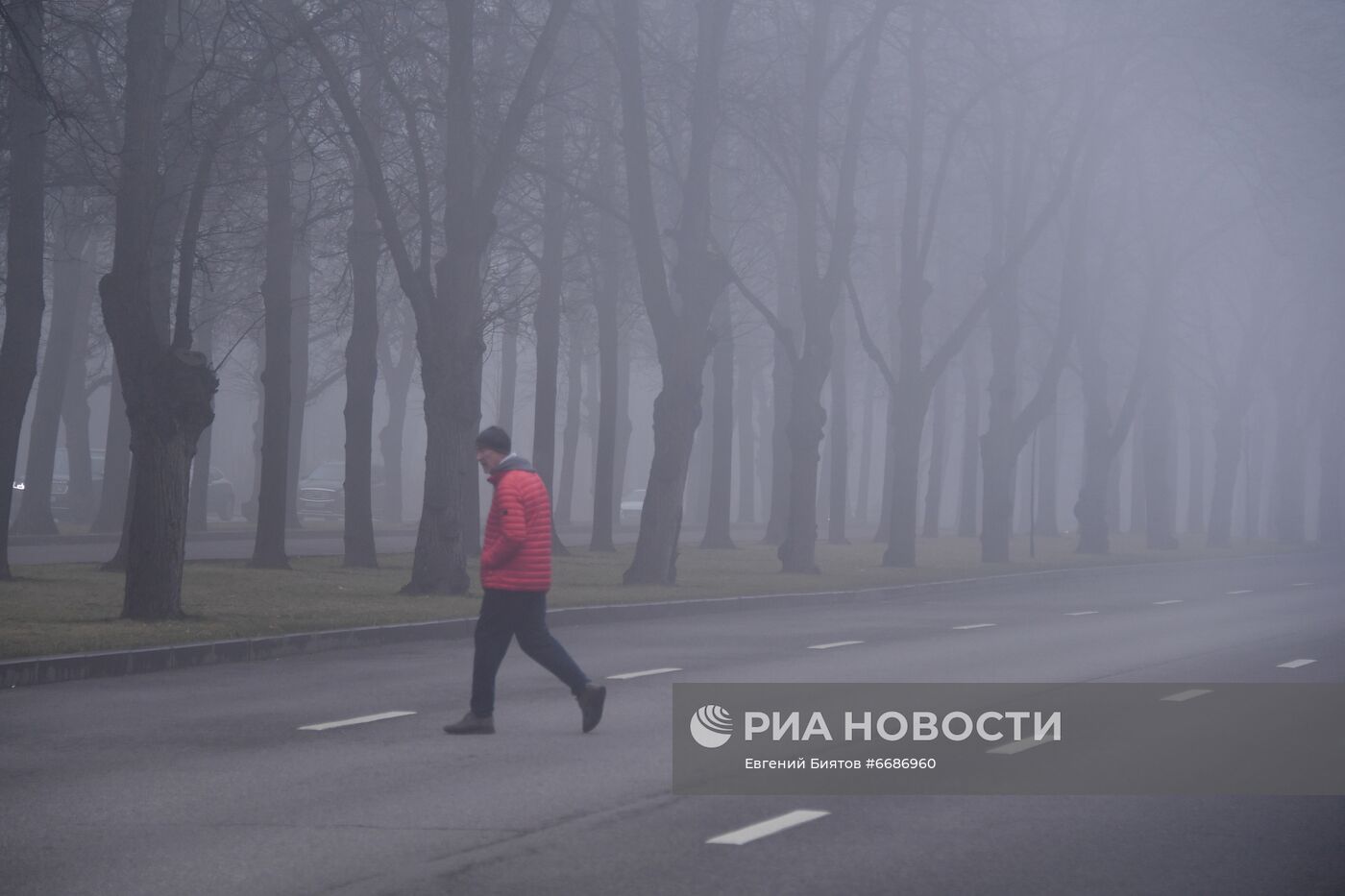 Туман в Москве