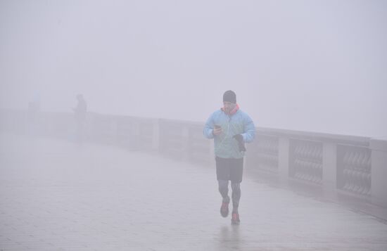 Туман в Москве