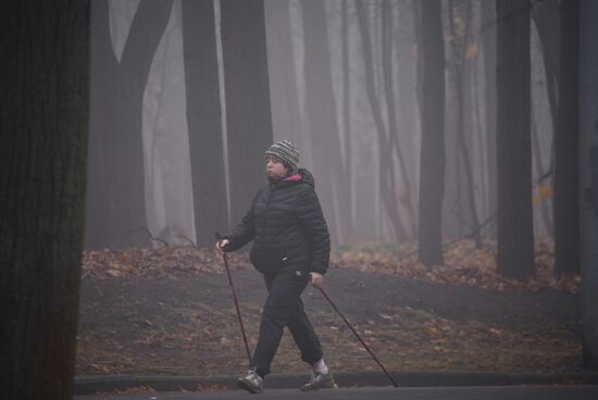 Туман в Москве