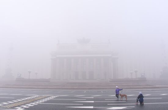 Туман в Москве