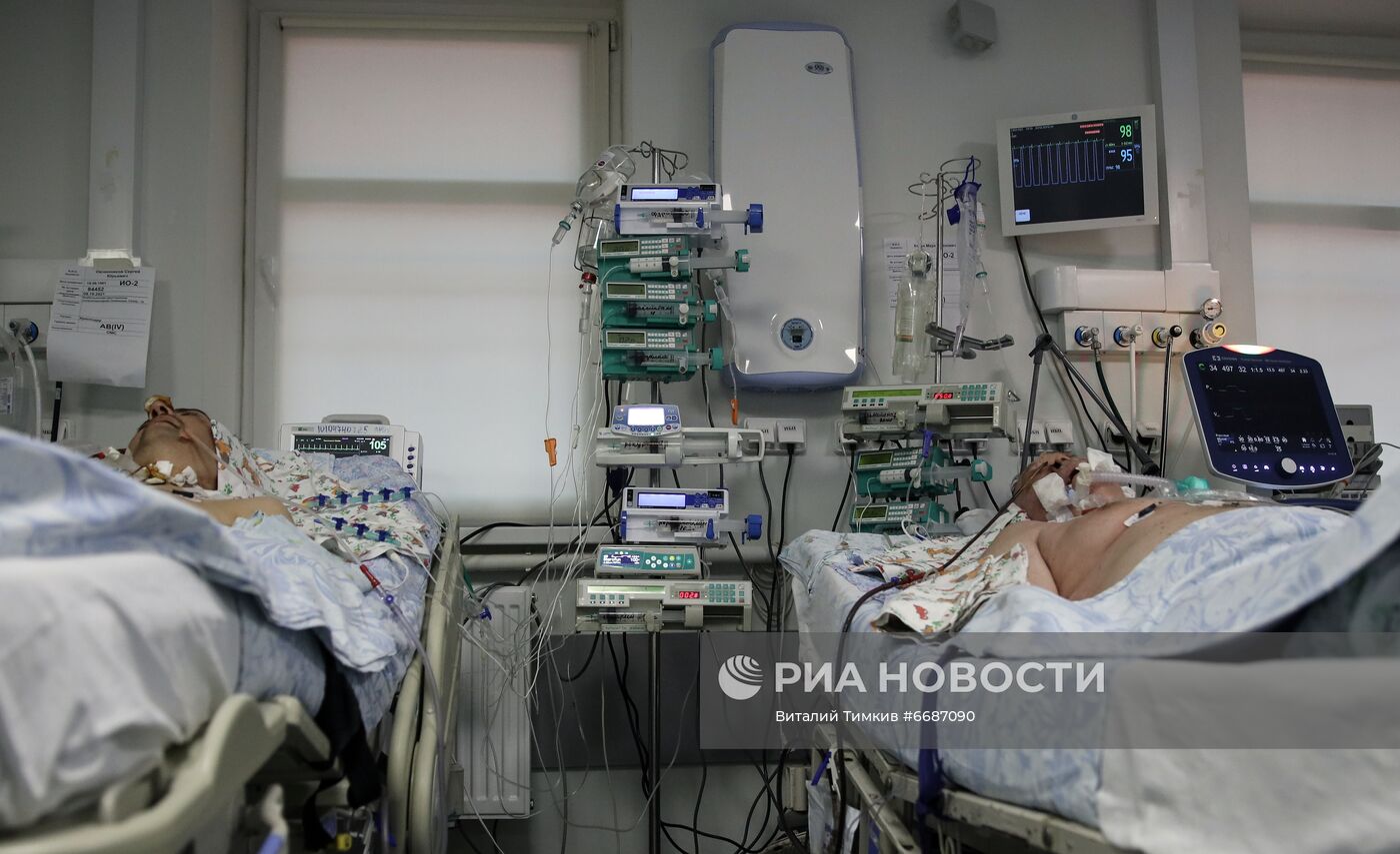 Лечение больных с COVID-19 в Краснодарской краевой больнице