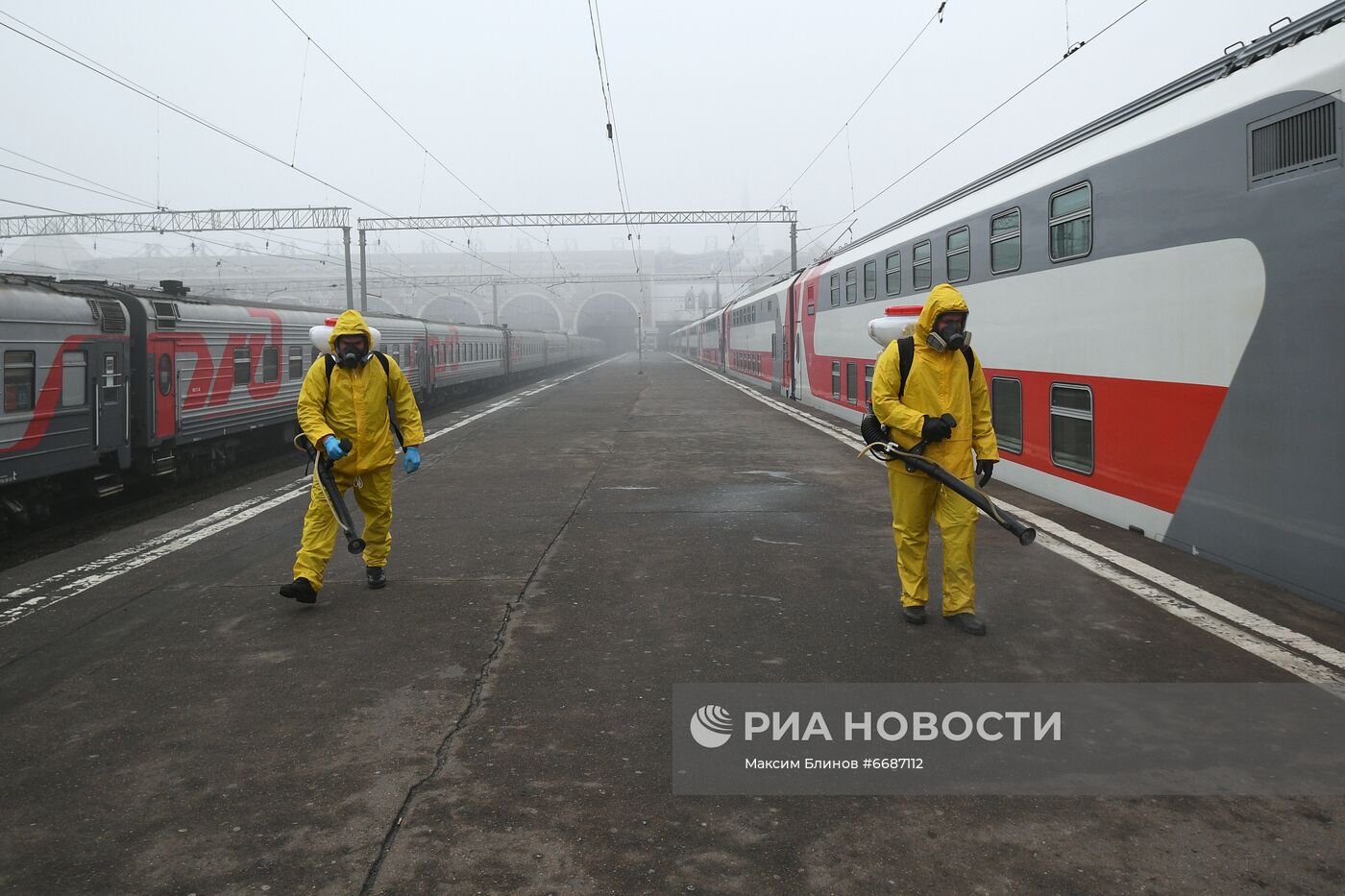 Дезинфекция Казанского вокзала