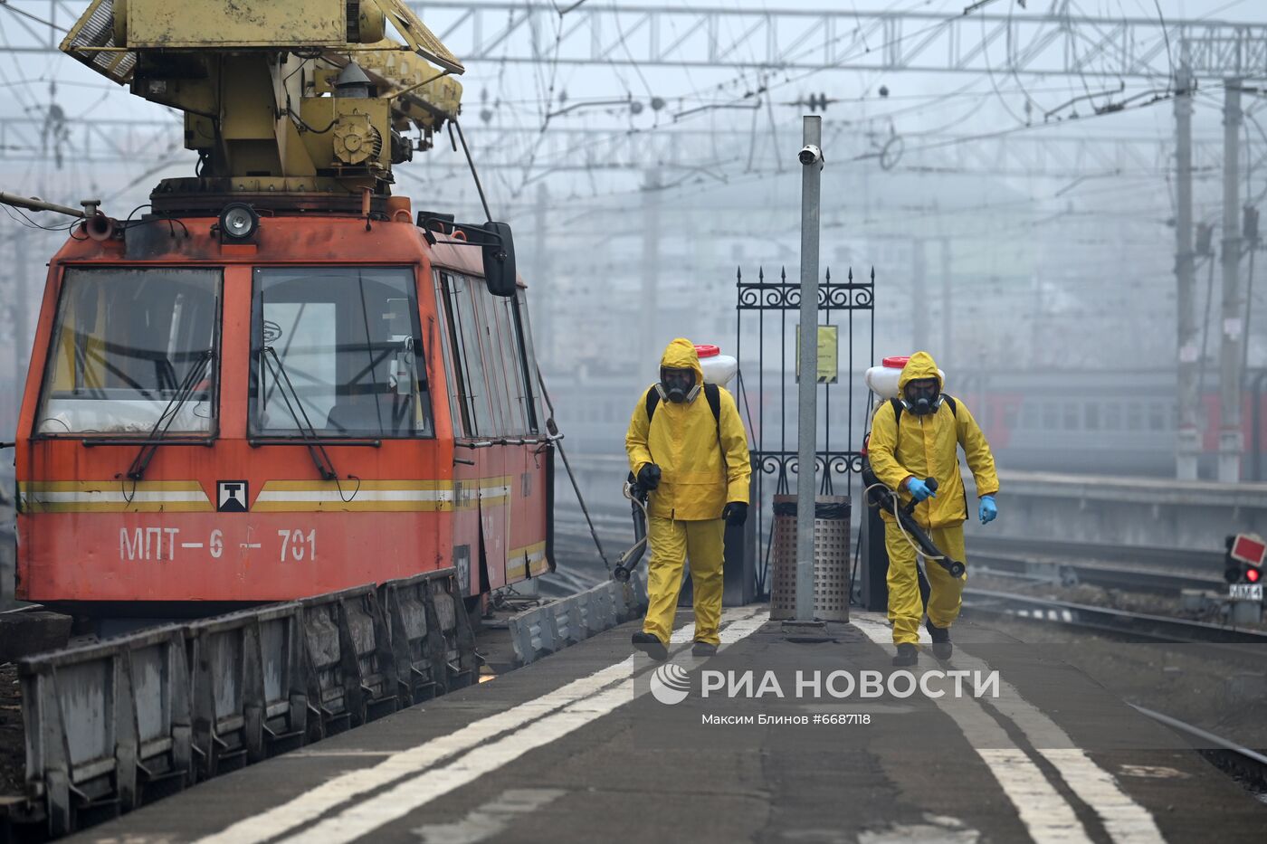 Дезинфекция Казанского вокзала