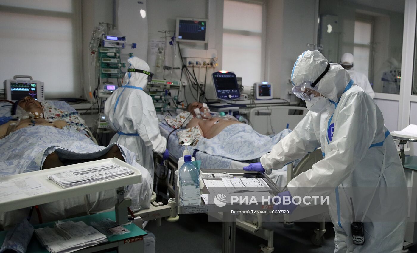 Лечение больных с COVID-19 в Краснодарской краевой больнице