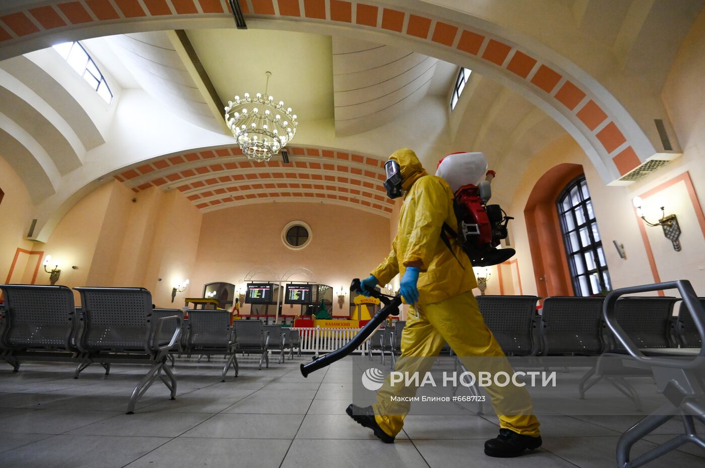 Дезинфекция Казанского вокзала