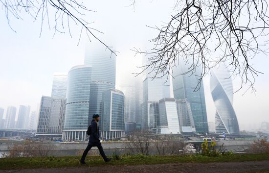 Туман в Москве