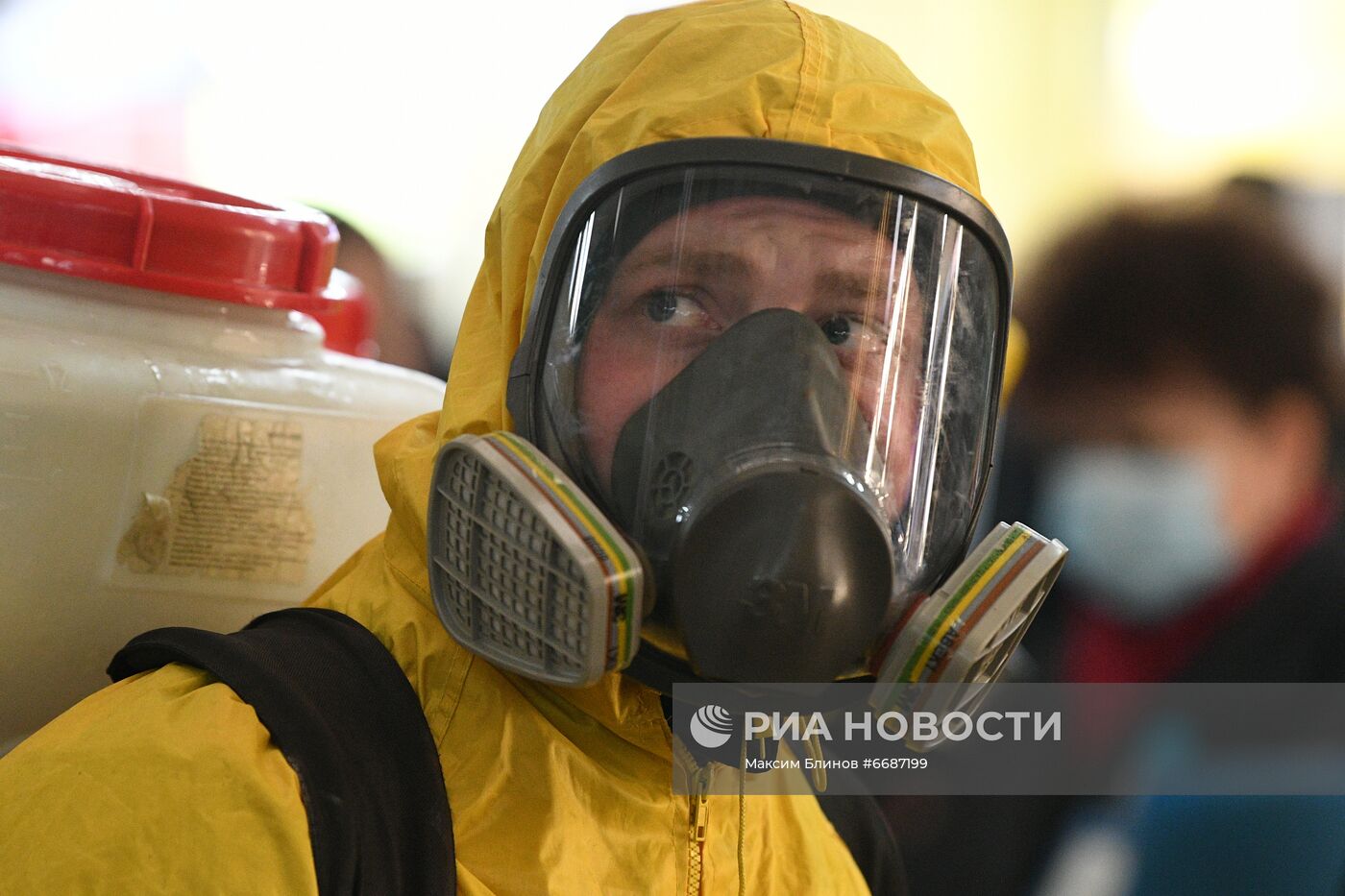 Дезинфекция Казанского вокзала