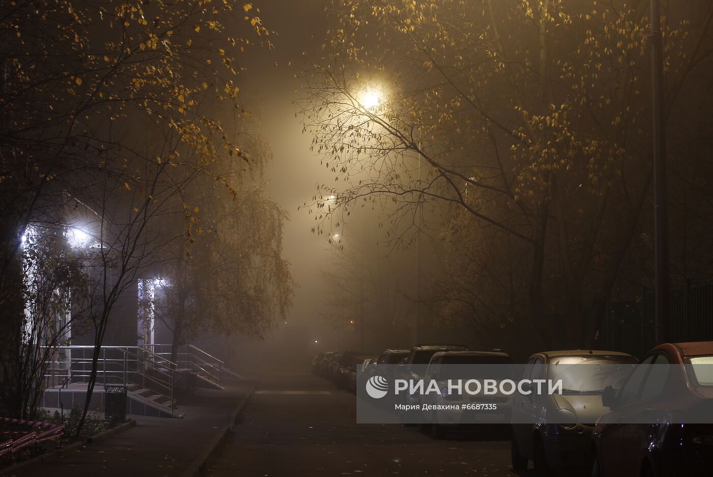 Туман в Москве