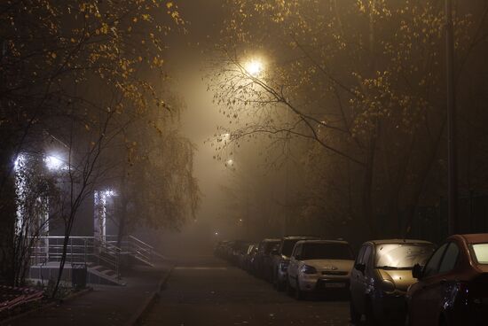 Туман в Москве