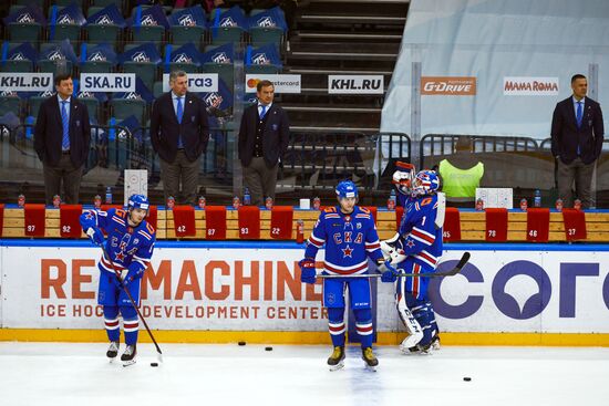 Хоккей. КХЛ. Матч СКА - "Металлург"