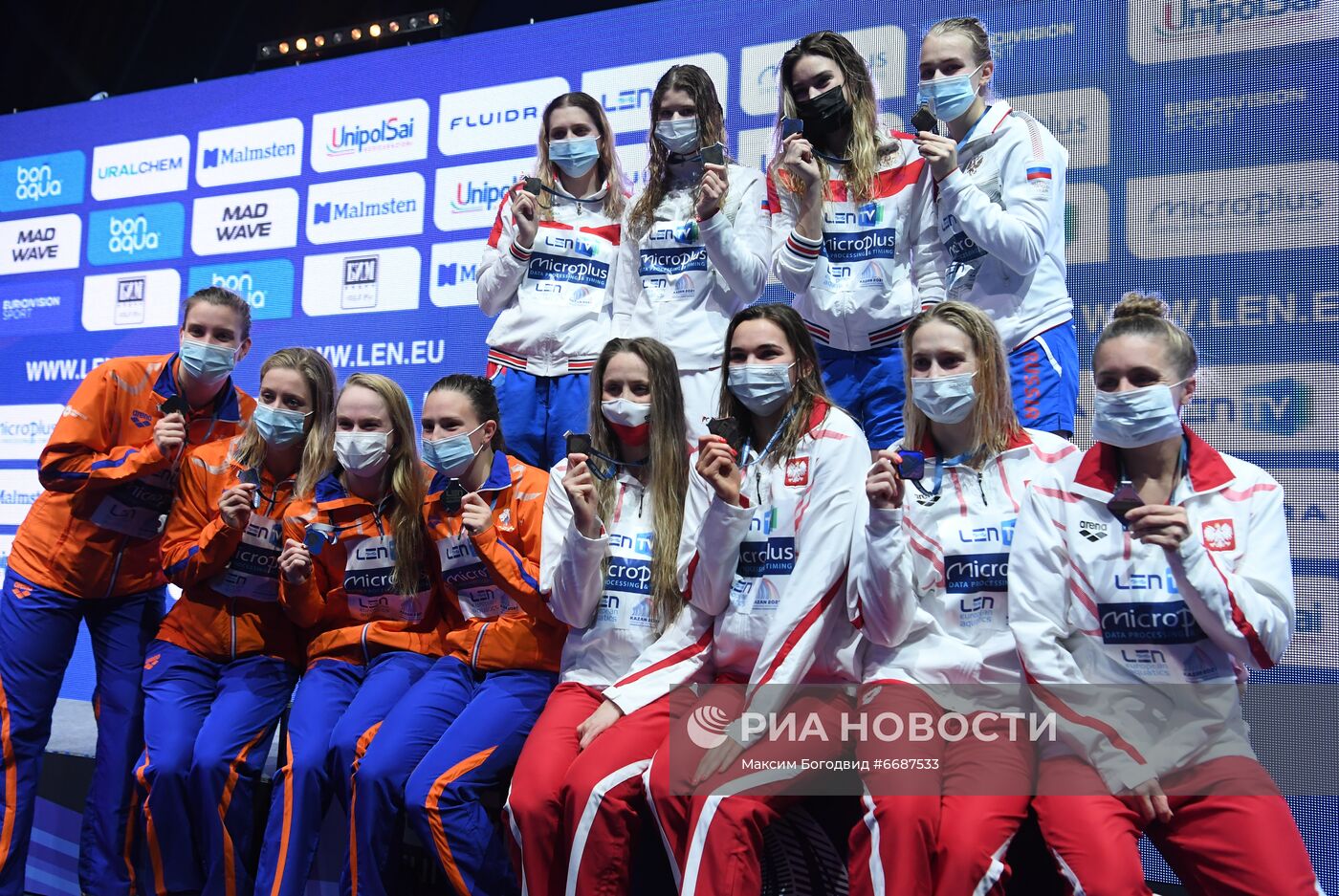 Плавание. Чемпионат Европы. Первый день