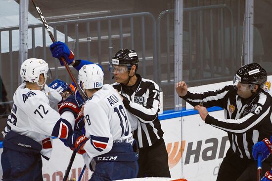 Хоккей. КХЛ. Матч СКА - "Металлург"