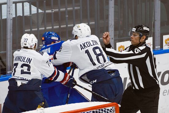 Хоккей. КХЛ. Матч СКА - "Металлург"