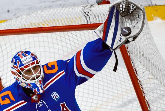 Хоккей. КХЛ. Матч СКА - "Металлург"