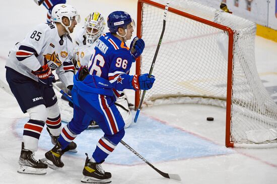 Хоккей. КХЛ. Матч СКА - "Металлург"