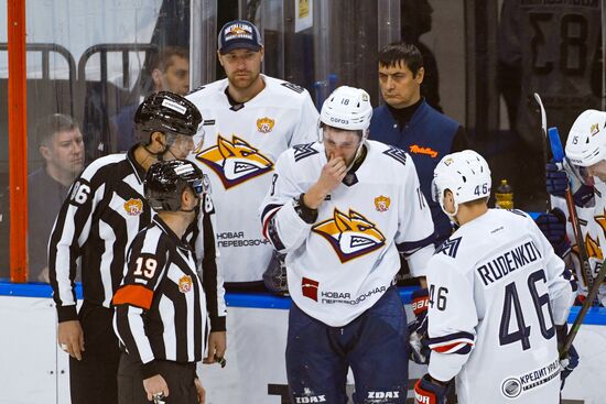 Хоккей. КХЛ. Матч СКА - "Металлург"