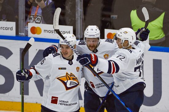 Хоккей. КХЛ. Матч СКА - "Металлург"