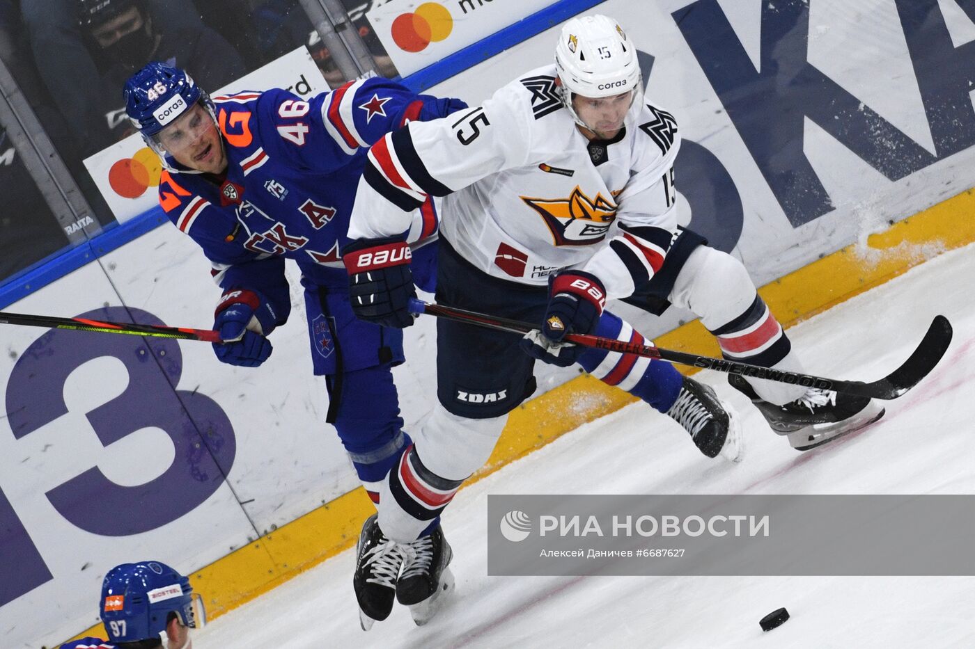 Хоккей. КХЛ. Матч СКА - "Металлург"