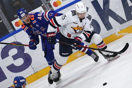 Хоккей. КХЛ. Матч СКА - "Металлург"