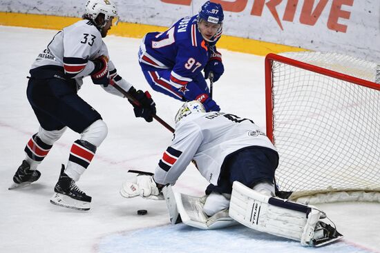 Хоккей. КХЛ. Матч СКА - "Металлург"