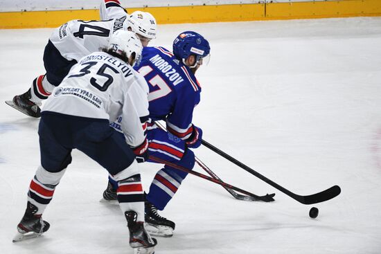 Хоккей. КХЛ. Матч СКА - "Металлург"