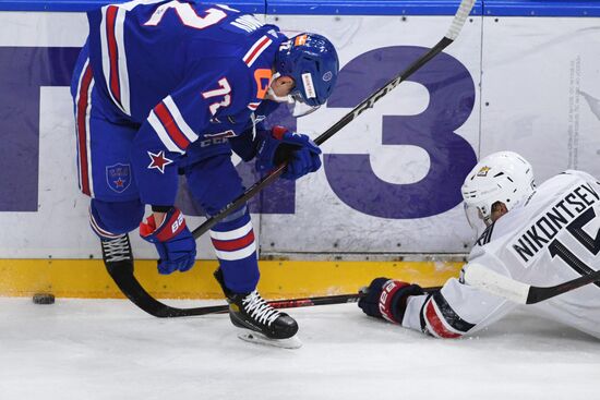 Хоккей. КХЛ. Матч СКА - "Металлург"