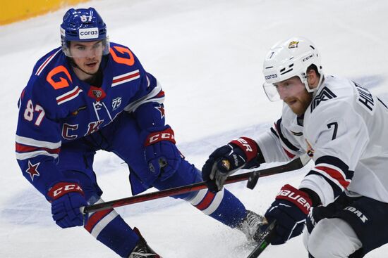 Хоккей. КХЛ. Матч СКА - "Металлург"