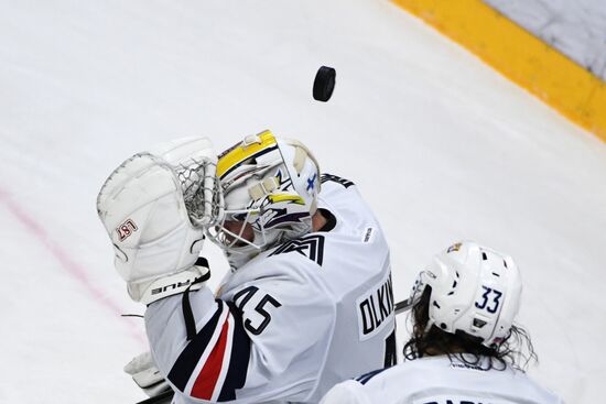 Хоккей. КХЛ. Матч СКА - "Металлург"