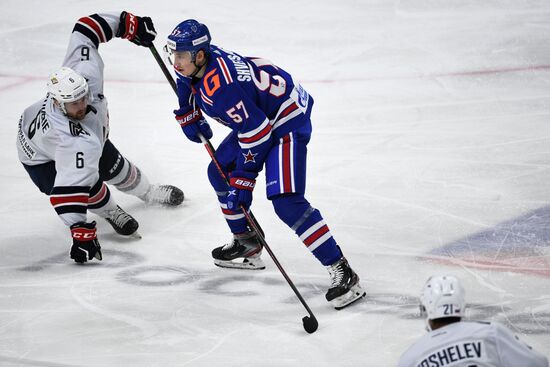 Хоккей. КХЛ. Матч СКА - "Металлург"